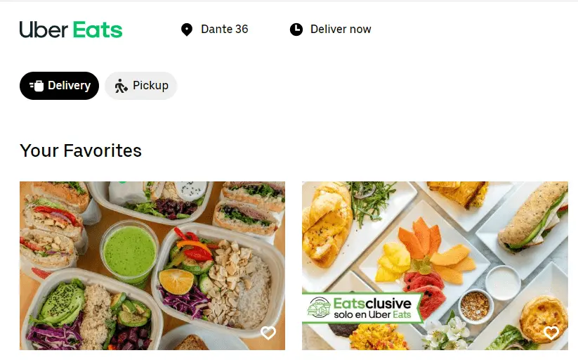 Uber Eats App