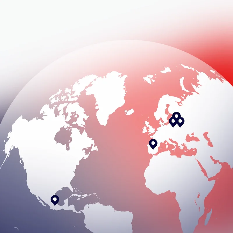 Avafin presencia  internacional